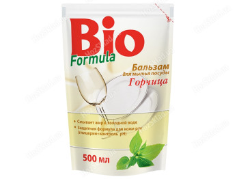 Бальзам для мытья посуды Bio Formula Горчица дойпак 500мл