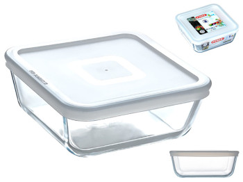 Форма Pyrex Cook&Freez, 15х15см, с крышкой, квадратная, 850мл, 3426470283489