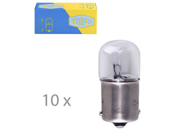 Лампа Сферическая Trifa 24V R10W BA 15s Heavy Duty (21305)