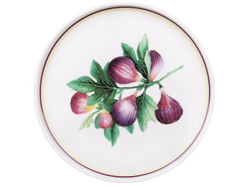 Тарелка Fig Velvet фарфоровая разноцветная 20×1.8 см