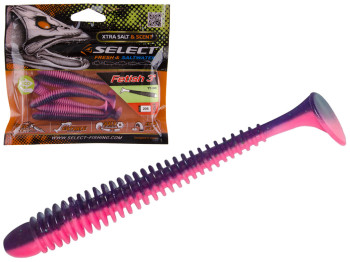 Приманка силиконовая съедобная Select Fetish 3" col.205 75мм (цена за упаковку 6шт)
