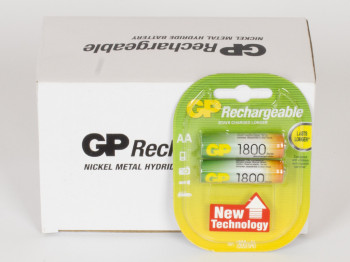 Акумулятор GP Rechargeable AA 1800mPa (ціна за блістер 2шт) 