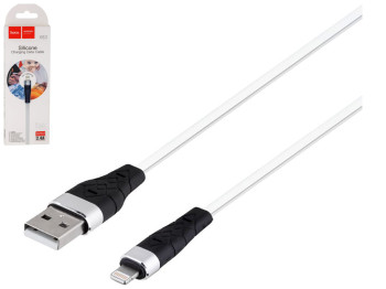 Кабель USB Hoco X53 Angel Lightning, Бiлий