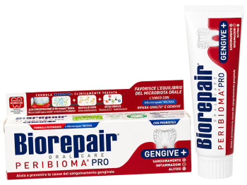 Зубна паста Biorepair Peribioma Pro для догляду за ясен без фтору, 75 мл