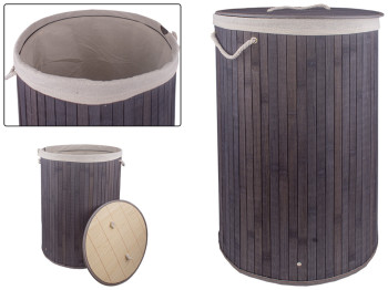 Корзина для белья складная 35х60см