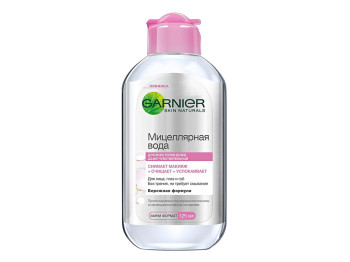 Міцелярно вода Garnier SN для очищення шкіри обличчя, очей і губ 125мл