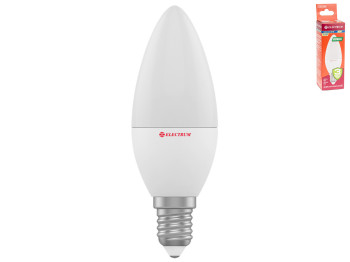Лампа світлодіодна свічка Electrum Led A-LC-1428 C37 8W цоколь-Е14-маленький, теплий білий світ