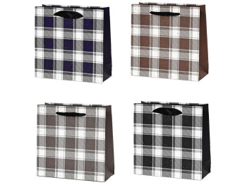 Пакет подарочный бумажный L Checkered, 31х44х12см
