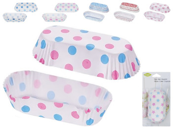 Формы для кексов бумажные Bager MIX, 40шт, 13,5x7x3см, 8650534831421