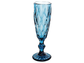 Бокал для шампанского Грани кобальт 200мл