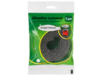 Скребок кухонный жесткий Ваш Бюджет из оцинкованной стали