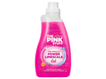 Гель для стиральных машин The Pink Stuff Power Limescale Gel, для удаления накипи и запахов, 1л