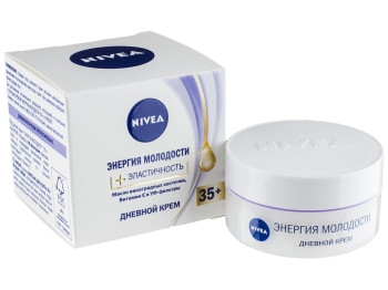 Крем для обличчя Nivea "Енергія молодості+еластичність" 35+ денний 50мл