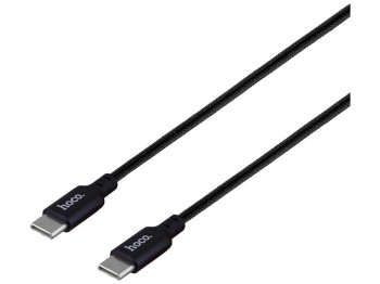 Кабель USB Hoco X14 Double Speed 60W Type-C to Type-C Цвет Чёрный