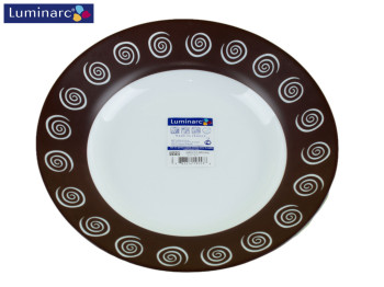 Тарелка суповая Luminarc "Sirocco Brown" 22см 95538
