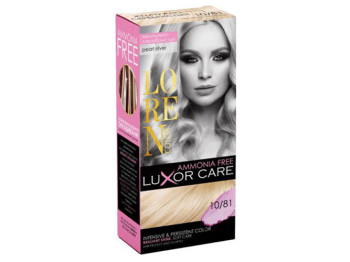 Краска-уход для волос LOREN COLOR LuXor Care Без аммиака Жемчужно-серебристый 10/81