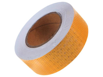 Стрічка світловідбивна, 5см х 50м, YELLOW (10315/47673)