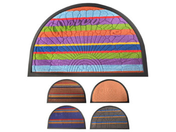 Килимок придверний півколо, 40x60см