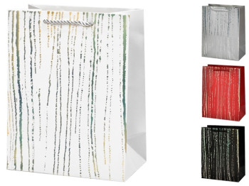 Пакет новорічний паперовий M Shine, 25x32x10см