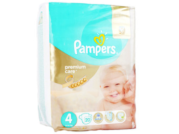 Подгузники Pampers "Prem. Care Maxi" (8-14 кг) 20шт