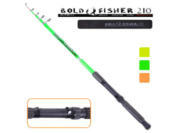 Спиннинг телескоп стеклопластик Bold fisher 2.1м 60-120г 6к