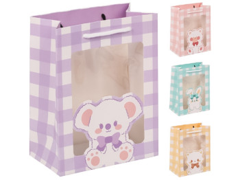 Пакет подарунковий паперовий SS Animal babies, 18x14x8см