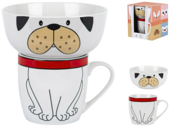 Набор посуды детской Limited Edition Happy dog (цена за упаковку 2 предмета) 45579