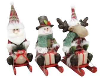 Фигура новогодняя Santa&Co, 23х30см