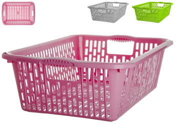 Корзина пластиковая прямоугольная 47,2х33х15см ОлексПласт 70337