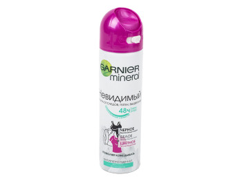 Дезодорант-антиперспірант спрей Garnier Mineral "Невидимий" дотик свіжості для тіла 150мл