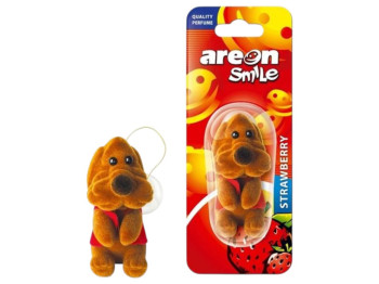 Освіжувач повітря Areon Smile Toys, собачка, аромат полуниці, іграшка-підвіска, 75×90×40мм
