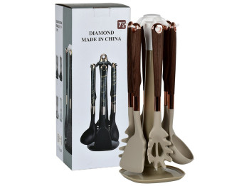 Кухонный набор на подставке, 38см (цена за набор 6предметов)