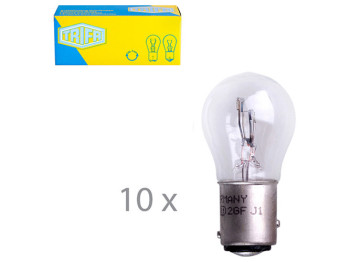 Лампа автомобильная для стоп-сигнала и задней фары Trifa 24V 21/5W BAY15d (03382)