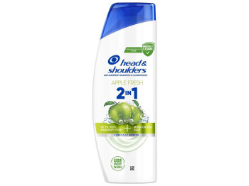 Шампунь 2 в 1 Head &amp; Shoulders Яблучна свіжість проти лупи, без силікону, 330мл