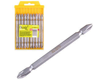 Набор бит магнитных двухстор. для шуруповерта Alloid, PH2 100мм, S2, SB-22100 (цена за набор 10шт)