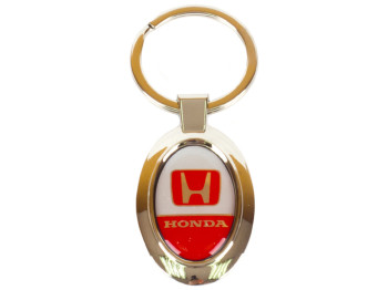 Брелок металлический с силиконовой наклейкой "HONDA" 84294