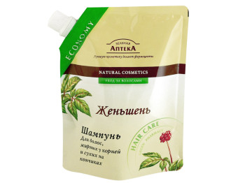 Шампунь "Зеленая Аптека" Женшень для жирных волос с сухими кончиками 200мл