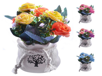 Композиція зі штучних квітів "Small Roses" 12х12,5см