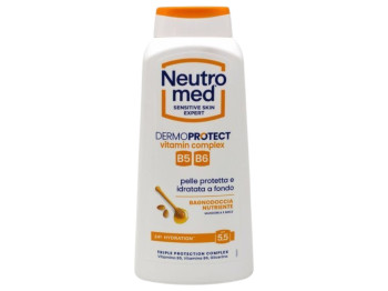 Гель для душа Neutromed dermoprotect, мед и миндаль, питательный, pH 5.5, 600 мл
