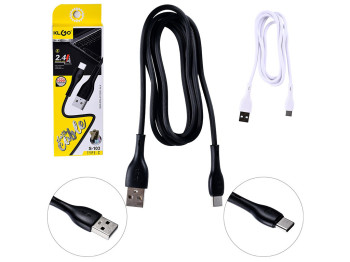 Кабель KLGO USB to Type-C 2.4A 1.0м