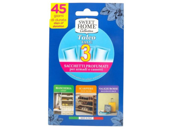 Ароматическое саше для гардероба Sweet Home Collection, тальк