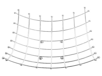 Фруктовница Maestro хромированная сталь, 26х26см