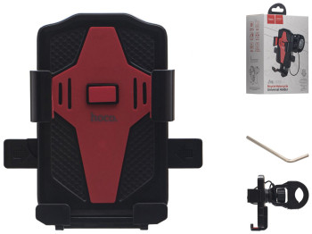 Велотримач Hoco CA73, чорно-червоний