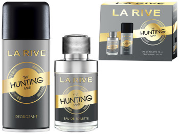 Набір подарунковий чоловічий La Rive The Hunting Man (туалетна вода 75мл, дезодорант 150мл)