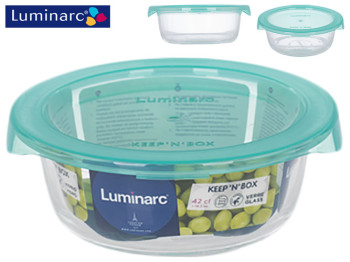 Контейнер харчовий Luminarc Keep'n Box круглий 420мл 97464