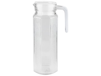 Графин стеклянный Stenson с пластиковой крышкой 1л