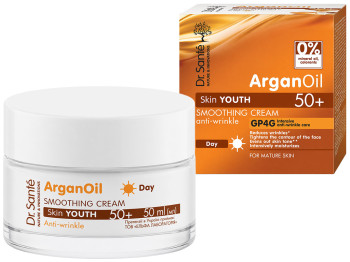 Крем для лица Dr. Sante Argan Oil 50+, дневной, с аргановым маслом, пептидами и витамином E, 50мл