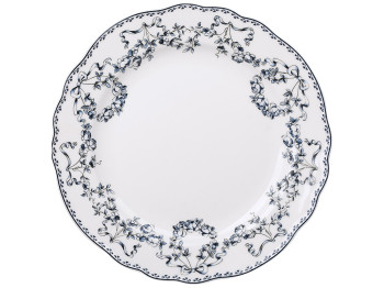 Тарелка Vintage Blue фарфоровая синяя 20×20×1.5 см