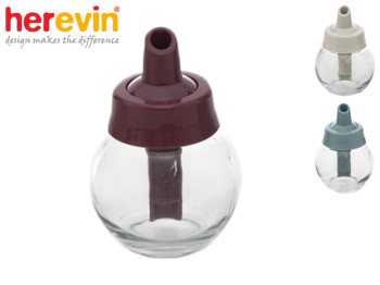 Сахарница с дозатором Herevin Nordic Mix стеклянная 180мл 76990