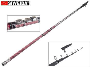 Вудка Siweida "Havok" карбон IM6, 7 кілець, 5-секційна 5м 5-20г
